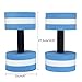 Leegoal TM 1 Pair Water Aerobic Exercise Foam Dumbbells Pool Resistance, Water Fitness Exercises Equipment for Weight Loss,Blue