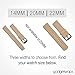 GadgetWraps 14mm Silicone Watch Band Strap with Quick Release Pins Compatible with Pebble, Fossil, Skagen, Wristology - Sand, 14mm