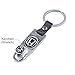 INCART Universal Steel (4pcs) Car Tire Valve Stem Air Caps Cover + (1pcs) Keychain for Honda Silver
