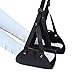 Airplane Footrest-Portable Adjustable Height and Hammock Separated Design-Prevents Swelling and Soreness on Flights-Provides Relaxation and Comfort for Airplane Travel Accessories Black