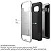 Galaxy S7 Edge Case Silver, Beautifully Protected By Knooop. Stylish Advanced Protection Cell Phone Covers - Improved Shock Absorption - Ultra Slim