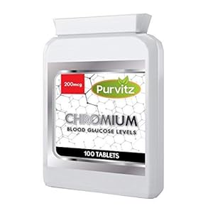 Chromium Picolinate 200mcg Mineral Supplement – Metabolism, Blood Sugar Fast Acting Supplement by Purvitz