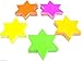 Starburst Sign Cards Sale Cards Fluorescent Stars Neon Coloured Stars Price Tickets Coloured Price Tags