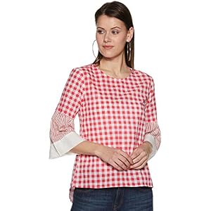 Women’s Checkered Regular Fit Top