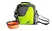 Dog Walking Bag with Collapsible Bowl and Waste Bag Dispenser, Converts to Cross Body or Waist Pack. Perfect for Travel, Dog Parks, Hiking, Training, Camping, Beach. Great Gift for Dog Lovers (Green)