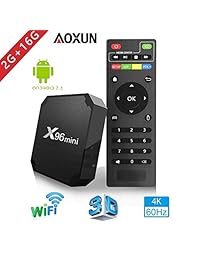 Android TV Box   Smart TV Box con Quad Core X96 Mini Android 7.1 OS Amlogic S905W 3D   4K   HD Media Player 2GB 16GB   WiFi 2.4G X96 Mini TV Box