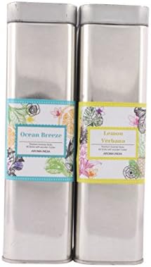 Aroma India Incense Sticks in Square Tin (9 cm x 4 cm x 16 cm, Natural, 1002OL)