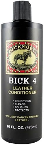 Bickmore Bick 4 Leather Conditioner - Best Since 1882 - Cleaner & Conditioner - Restore Polish & Protect All Smooth Finished Leathers