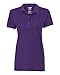 Gildan Womens Premium Cotton Double Piqué Sport Shirt (G828L) -Purple -L