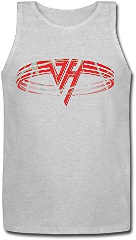 Mens Van Halen Logo 1984 Hot For Teacher Classic Tank Top Cotton