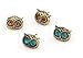 KATGI Classic Style Crystal Owl Design Sweater Chain Pendant Necklace