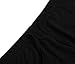 GYS Women's Pajamas Set - Viscose Made from Bamboo, Tank Top and Shorts Set Pjs Summer Sleepwear with Lace Trim, Black, Medium