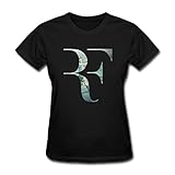 New Lifestyle Women's Roger Federer Logo Short Sleeve T-shirt