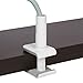 Clamp Mount Leather Tablet Stand for iPad and iPhone - 1 Meter Tall Adjustable Arm 360° Rotating Gooseneck Swivel Universal Lazy Holder for Bed or Office