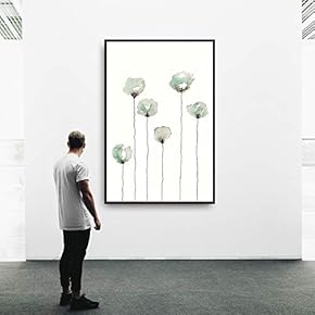 Framed Canvas Wall Art Beautiful Leaves Canvas Prints Home Artwork Decoration for Living Room,Bedroom - 16x24 inches