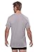 Men's V-Neck Undershirt Single Pack - Lounge Tee in Bamboo Viscose (Light Gray, Medium) Best Underwear for Him MB6002-LGR-M
