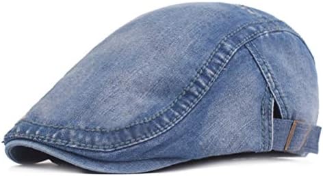 ハンチング デニム メンズ 帽子 春夏秋冬 キャップ 紳士 ベーシック レディース 男女兼用 56 59cm調節可能 旅行 アウトドア カジュアル Byたくみ販売店
