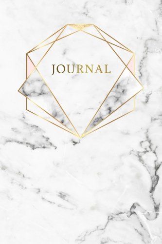 Journal: Blank Marble + Gold Journal | 120 Numbered Blank Pages Notebook | 6 X 9 Marble & Gold Perfe by Vanguard Notebooks