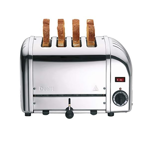 Dualit-Classic-4-Slice-Vario-Toaster-Stainless-steel-hand-built-in-the-UK-Replaceable-ProHeat-elements-Heat-two-or-four-slots-defrost-bread-mechanical-timer-Replaceable-parts Dualit Classic 4 Slice Vario Toaster - Stainless steel, hand built in the UK - Replaceable ProHeat® elements - Heat two…