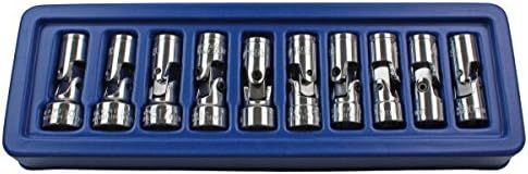 10pc 3/8" Drive Flexible Universal Joint Socket Set 10mm to 19mm UJ Flexi B1102, Variety Pack