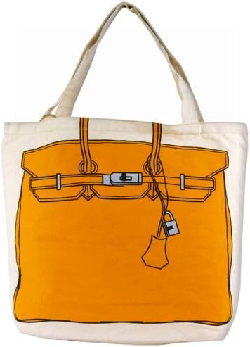 Amazon マイアザーバッグ My Other Bag エコバッグ キャンバストート パロディバッグ Audrey オレンジ シューズ バッグ