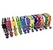 PACCOMFET 12 Pcs Breakaway Cat Collar Nylon Reflective Cat Collar with Bell, Multicolor, Safe and Durable