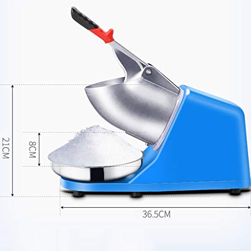 Eiscrusher Elektrische Eisrasierer Schneekegelmaschine Silber 250W for den privaten und gewerblichen Gebrauch mit… – Bild 3