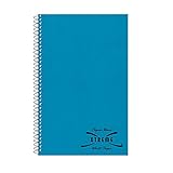 NATIONAL Kolor Kraft Cover Notebook, College ruled, Blue, 3-Subject, 9.5 x 6