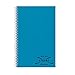 NATIONAL Kolor Kraft Cover Notebook, College ruled, Blue, 3-Subject, 9.5 x 6