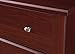 Storkcraft Crescent 3 Drawer Chest, Cherry, Kids Bedroom Dresser with 3 Drawers, Wood & Composite Construction, Ideal for Nursery, Toddlers Room, Kids Room