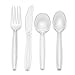 [50 Clear Tea Spoons] Plastimade Disposable Heavy Duty Plastic Cutlery,Great for Every Day Use, Home, Office, Party, Picnics, or Outdoor Events,