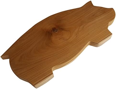 Pig Design Imported Teak Wood Wooden Cutting Chopping Serving Board 9 INCHES Cutting Surface - By South Asia Trading (5198)