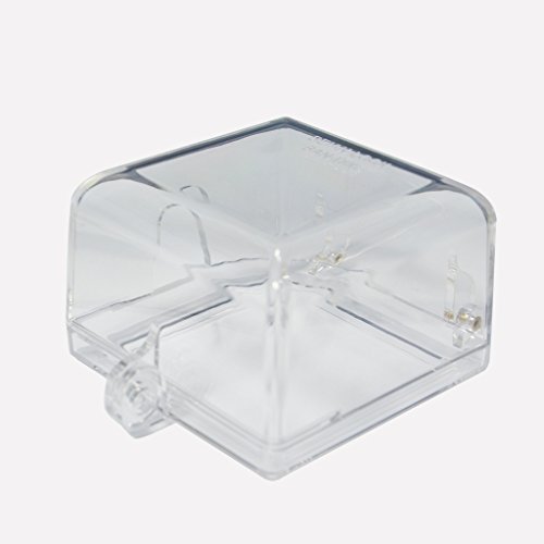 Wotefusi Brand New Industrial Electric Clear Socket Switch Protective Cover Safety Case 96mm