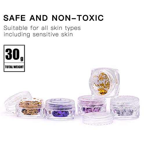 image for MerryXD Chunky Glitter for Face, Hair and Festival - Body Glitter Face