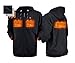 Dr.Qiiwi Men's & Women's Outdoor Heated Hoodie, Soft Lightweight Full-Zip Hooded Jacket for Cold Weather with Quick-Heating System
