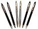 Police Uniform Pens | Police Gift | (2) Chrome and Gold Uniform Pens | (2) Classic Matte Black and Gold Uniform Pens | (2) Classic Matte Black and Silver Uniform Pens | (3) Variety Pack Uniform Pens