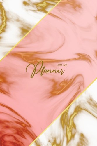 Planners 2018-2019: Two Year Planner| 24 Month ( Daily Weekly And Monthly Calendar ) For Agenda Schedule Organizer Logbook and Journal Notebook (24 ... Planners) | Pink Marble Cover (Volume 9) by Laverne Harrington