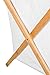 BirdRock Home X Bamboo Hamper | Made of Natural Bamboo | Includes Machine Washable Cotton Canvas Liner | Lightweight for Easy Transportation