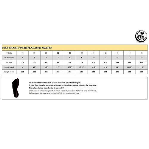 BTFL Pro Roller Skates for Women & Man with Hight Adjustable stoppers - Ideal for Rink, Artistic and Rythmic Skating (Scarlett Pro, US Women´s: 07 / US Men´s: 5,5)