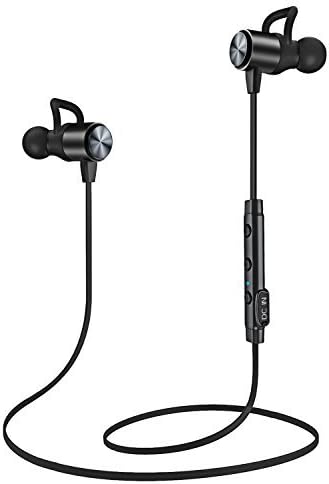 Wireless Headphones, Bluetooth Headphones, ATGOIN Lightweight Bluetooth Earbuds, Sweatproof Stereo Wireless Earbuds Noise Cancelling Wireless Earphones Fit for Gym Sports with Built-in Mic