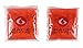 6 Pack Fitness Small Gel Pack - Set of 2 (Red)