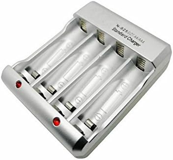 UsEasy High-Speed Smart Rechargeable Battery Charger for AA AAA NI-MH/NI-CD Rechargeable Batteries with US Plug