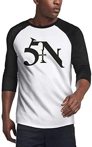 Mens Guys Unique 3/4 Sleeve t Shirts Nine-Inch-Nails-Not-The-Actual-Event- University Family 3/4 Sleeve Plain Raglan