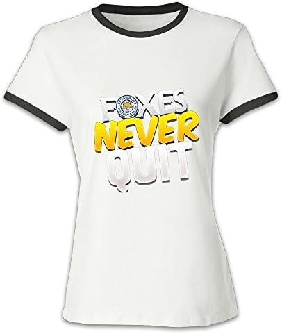 LC Foxes Never Quit Womens Pop Tee Black