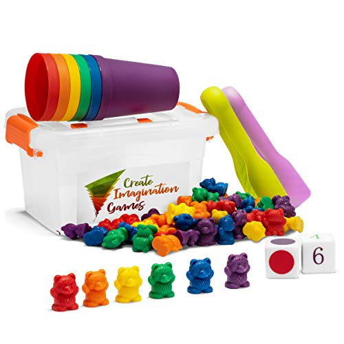 image for Create Imagination Games Counting Bears for Toddlers Stacking and Sort