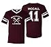 Adult McCall 11 Beacon Hills Lacrosse 2-Sided Jersey (Small) Maroon