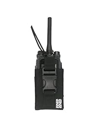 LefRight herramientas de almacenamiento ajustable Walkie Talkie Radio bolsa MOLLE multifuncional táctica Holster Heavy Duty soporte