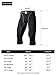 EU Men's Compression Capri Base Layer Tights 3/4 Pants Black Large