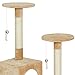 Best Choice Products 52in Cat Tree Scratcher Condo House Play Furniture - Beige