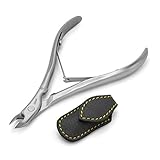 Stainless Steel FINOX standard cuticle nippers, 5mm jaw. Made by GERmanikure in Germany